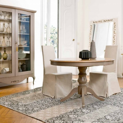 Table ovale Tonin Casa Apogeo en bois extensible