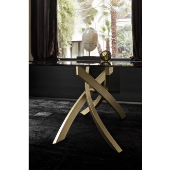 Table artistique fixe en forme de tonneau de Bontempi