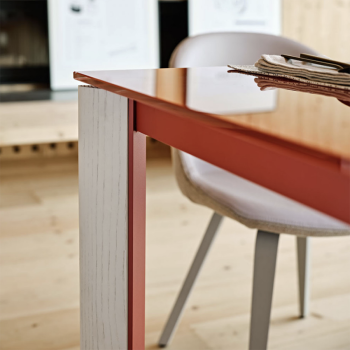 Table extensible en métal Badù par Midj