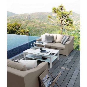 de la table peut être ouverte à café ligne Chic Talent pour extérieur