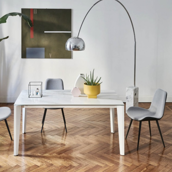 Table extensible en métal Blade par Midj