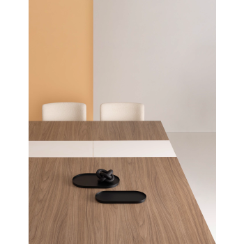 Table carrée extensible Diamante par Point House