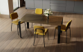 Table Diamond fixe ou extensible par Zamagna