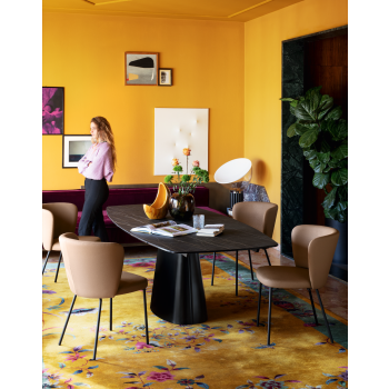 Table Ellisse de Connubia CB4858-S en forme de tonneau