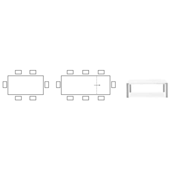Table Eminence de Connubia CB4724-R 160 A extensible