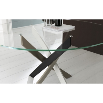 Table ovale fixe Barone de Bontempi