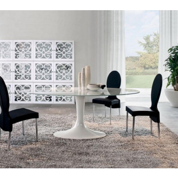 Table fixe avec un design unique et élégant Gaya par Tonin Casa