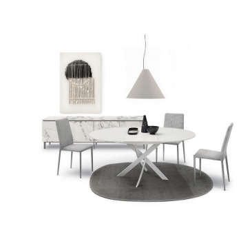 Table fixe et extensible Barone Bontempi Casa