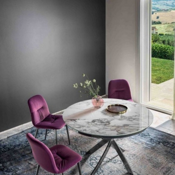 Table fixe et extensible Barone Bontempi Casa