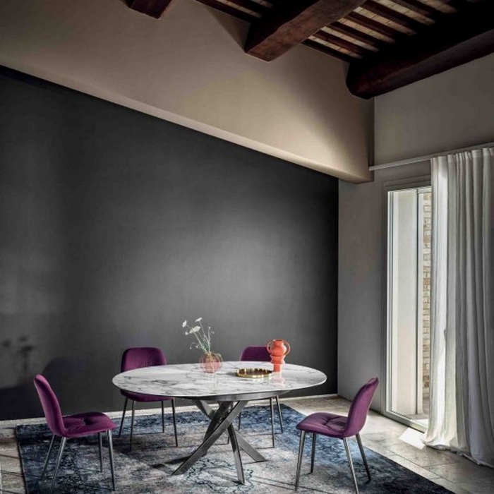 Table fixe et extensible Barone Bontempi Casa