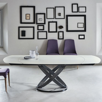 Table fixe et extensible Fusione de Bontempi