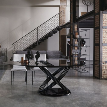 Table fixe et extensible Fusione de Bontempi