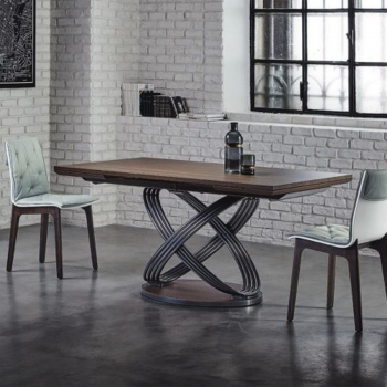 Table fixe et extensible Fusione de Bontempi