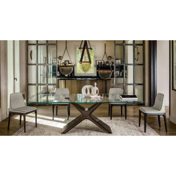 Table fixe ou extensible Calliope par Tonin Casa