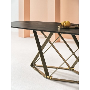 Table fixe ou extensible Delta Bontempi Casa