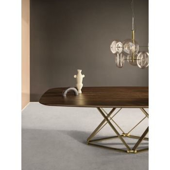 Table fixe ou extensible Delta Bontempi Casa