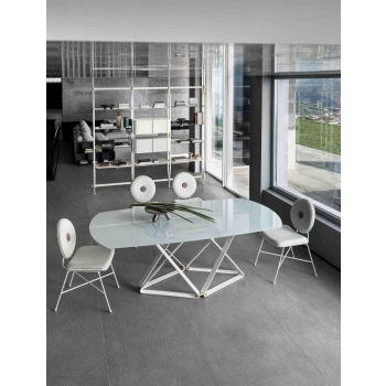 Table fixe ou extensible Delta Bontempi Casa