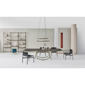 Table fixe ou extensible Louis Bontempi Casa