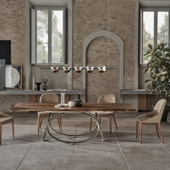 Table fixe ou extensible Louis Bontempi Casa