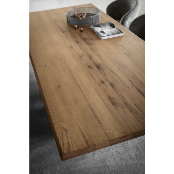 Table rectangulaire fixe Twins par Calligaris