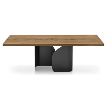 Table rectangulaire fixe Twins par Calligaris