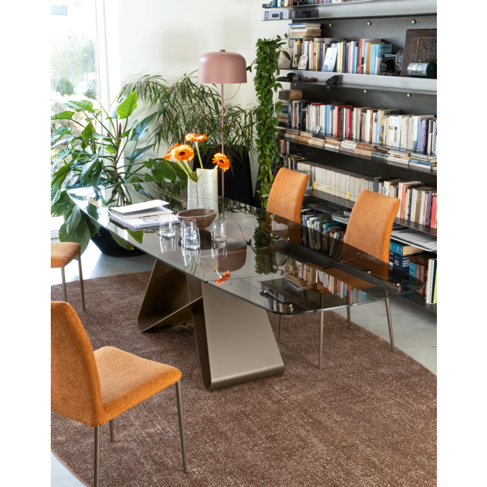 Table en forme de tonneau Gemini CB4873-SG par Connubia