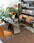 Table en forme de tonneau Gemini CB4873-SG par Connubia