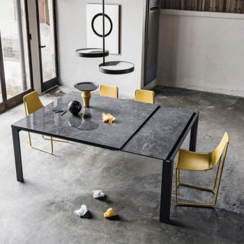 Table en métal Marcopolo par Midj