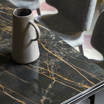 Table en métal Marcopolo par Midj