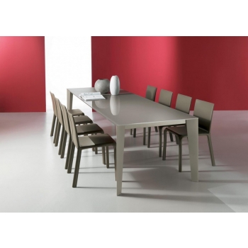 table moderne et design Bontempi Cruz en plusieurs tailles et finitions