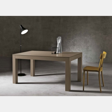 Table de bureau entièrement en bois de noyer extensible