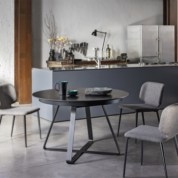 Table en métal Paul par Midj