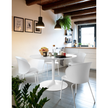 Table Planet CB4005-FD de Connubia avec base en métal