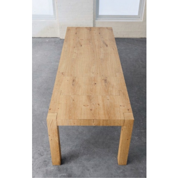Tola Table extensible Point de chêne naturel