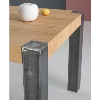 Tola Table extensible Point de chêne naturel