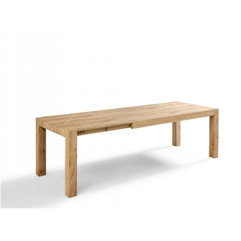 Tola Table extensible Point de chêne naturel