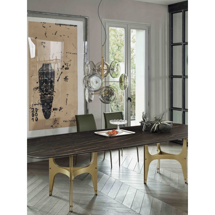 Table Universe XXL de Bontempi avec cadre rectangulaire en acier