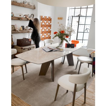 Table tonneau Victor CB48678-S par Connubia