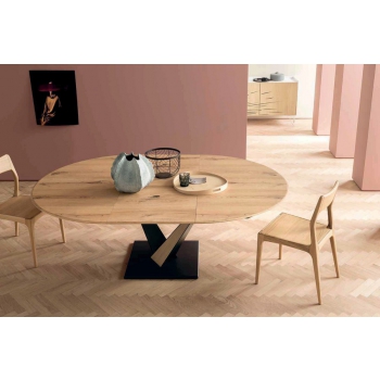 Table West par Altacorte extensible ronde