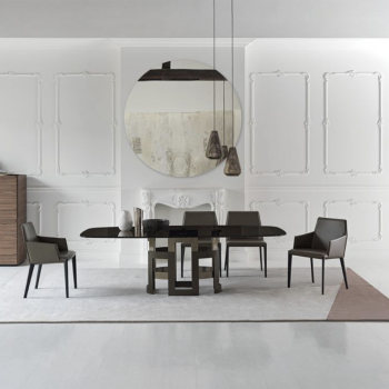 Miroir rond Tondo par Bontempi