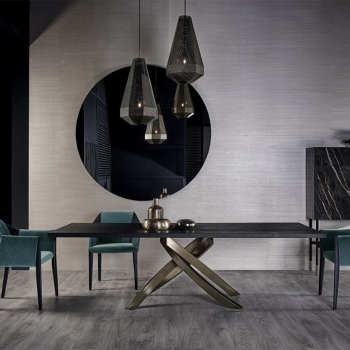 Miroir rond Tondo par Bontempi