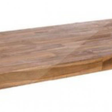 Dessus Cipì parfait en teck lamellaire récupéré et traité